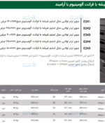 سوپر لردر لولایی مدل اسلیم شیشه با فرانت شیشه عرض آزاد فانتونی E241 تا E245