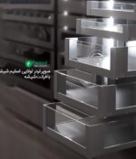 سوپر لردر لولایی مدل اسلیم شیشه با فرانت شیشه عرض آزاد فانتونی E251 تا E255