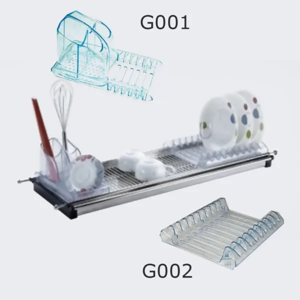 اکسسوری آبچکان بالای سینک برای قاشق و چنگال و بشقاب فانتونی G001 و G002