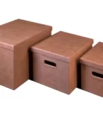 باکس چرمی داخل کمد لباس رنگ شتری فانتونی J601, J602 و J603