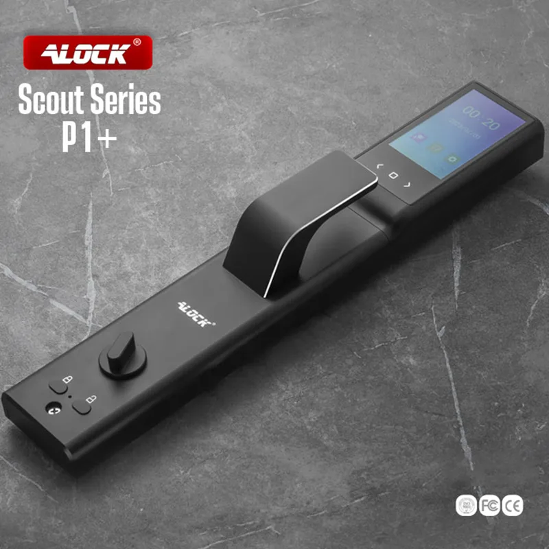 قفل اثر انگشتی دیجیتال و دستگیره تشخیص چهره ALOCK مدل Scout series (P1+)