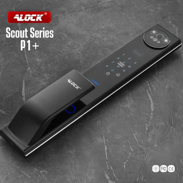 قفل اثر انگشتی دیجیتال و دستگیره تشخیص چهره ALOCK مدل Scout series (P1+)