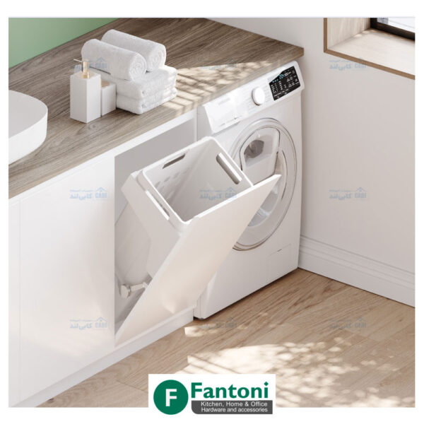 سطل توکار رخت چرک لاندری Fantoni جهت یونیت عرض 450mm فانتونی Q045